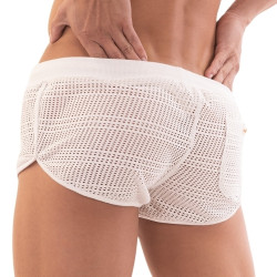 Barcode Berlin Short filet Aachet Blanc